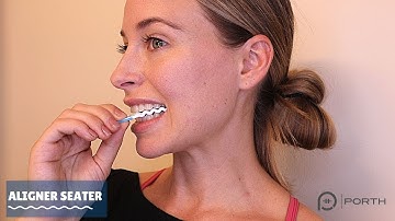 How to use aligner seater invisalign chewies, mints or clenchy