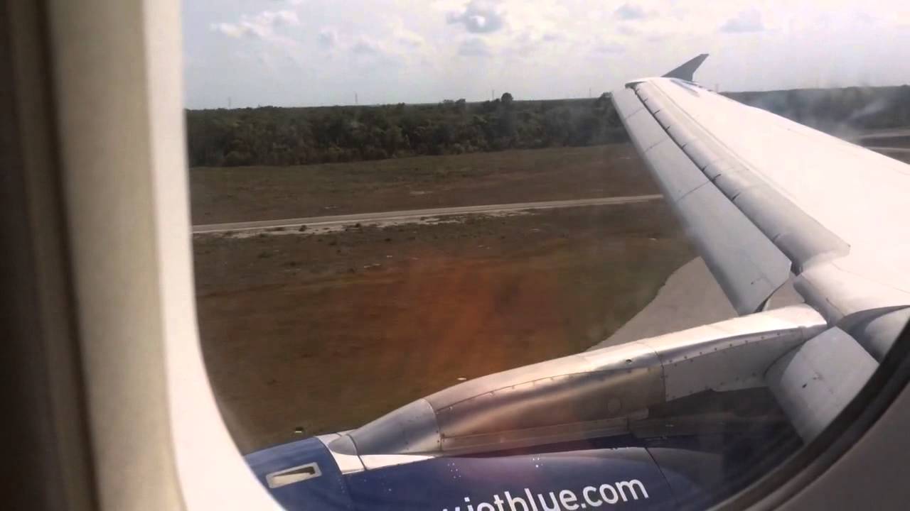 JetBlue A320232 Landing in Cancun International YouTube