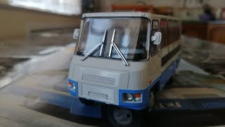 картинка: Обзор на масштабную модель автобуса Кавз - 3275 в масштабе 1 к 43 от фирмы 