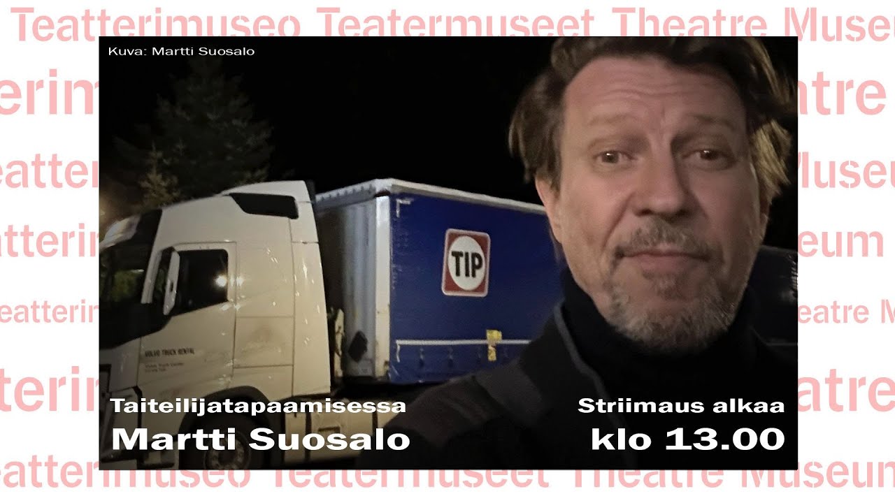 Taiteilijatapaamisessa Martti Suosalo