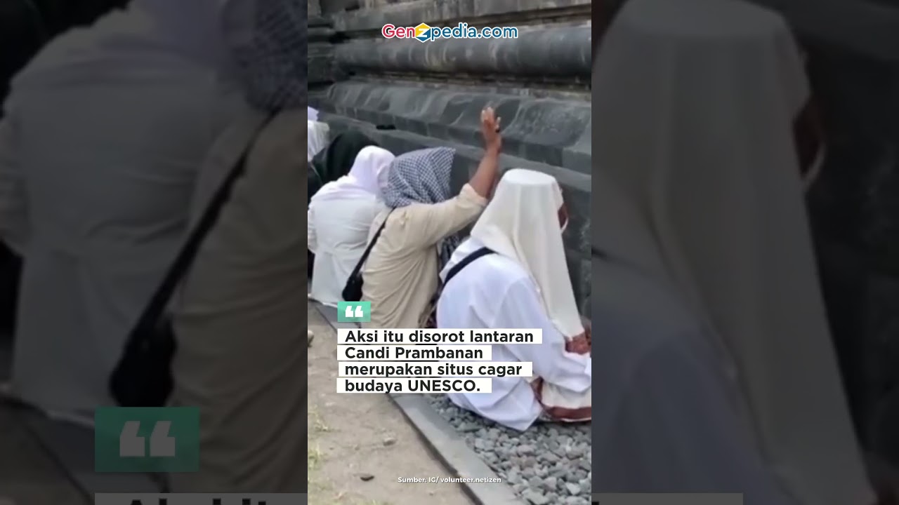 Heboh! Aksi Zikir Di Kawasan Candi Prambanan. #viral #news #beritaterkini