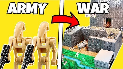 Ik heb een gigantische LEGO Star Wars BATTLE gebouwd...