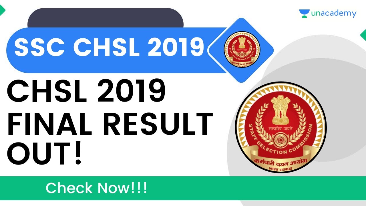 Official- SSC CHSL 2019 🔥 Final Result | Check Now!!