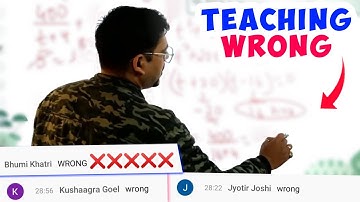 Harsh Sir caught Teaching WRONG in Class 🧐