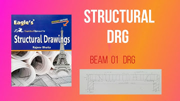 Steel Structure Drawing | Singly reinforced rectangular beam in RCC Drawing | L Section