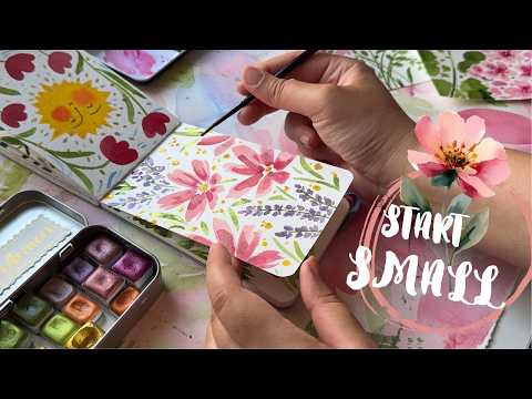 Start Small and Build a Creative Habit, Beginner Watercolor