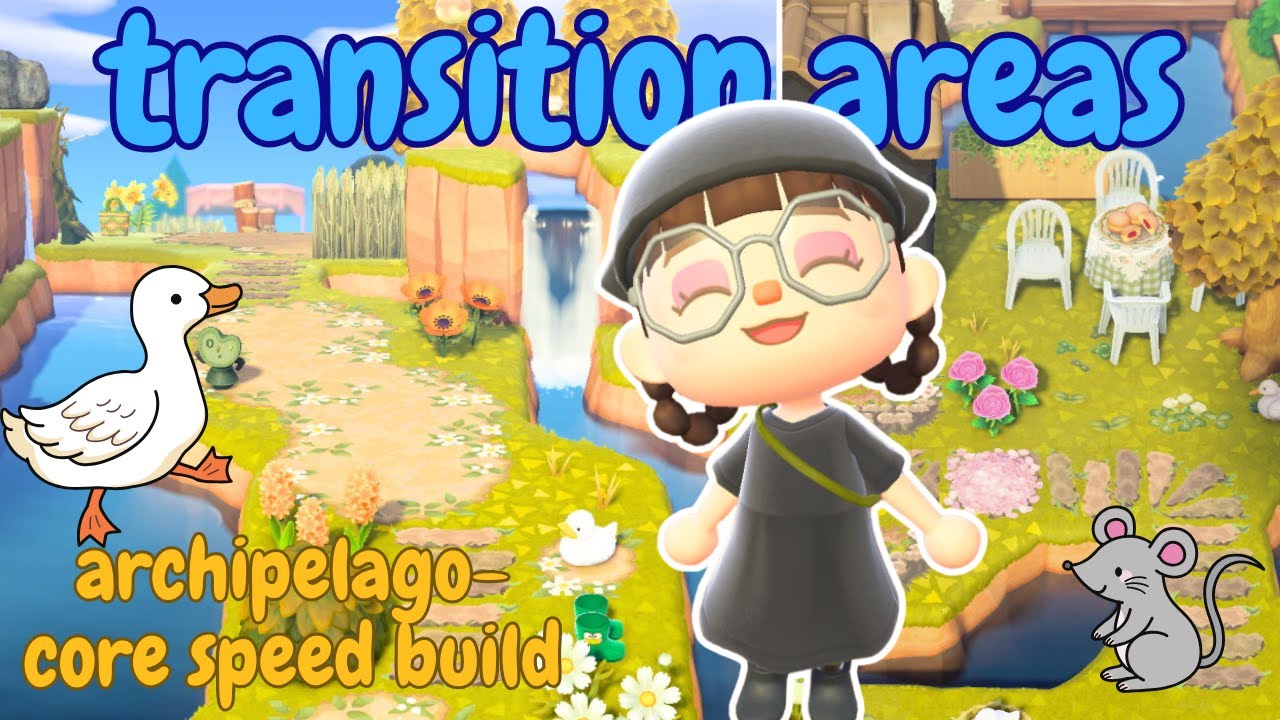 transition & filler areas speed build! | archipelago-core | ACNH