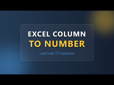 Excel Sheet Column Number - LeetCode 171 - Coding Interview Tutorial