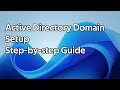 Create an Active Directory Domain on Windows Server 2025