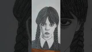 شوفوا رسم اخي Wednesday Adams