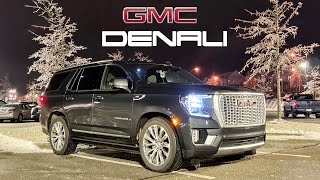 2021 GMC Yukon Denali // NIGHT REVIEW - In-Depth Look at Exterior and Interior!