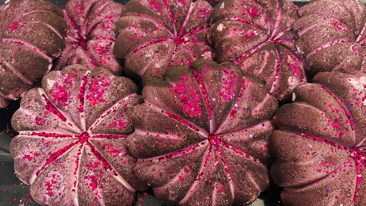 Soft Texture Dyed chalk Pumpkin | Oddly Satisfying ASMR