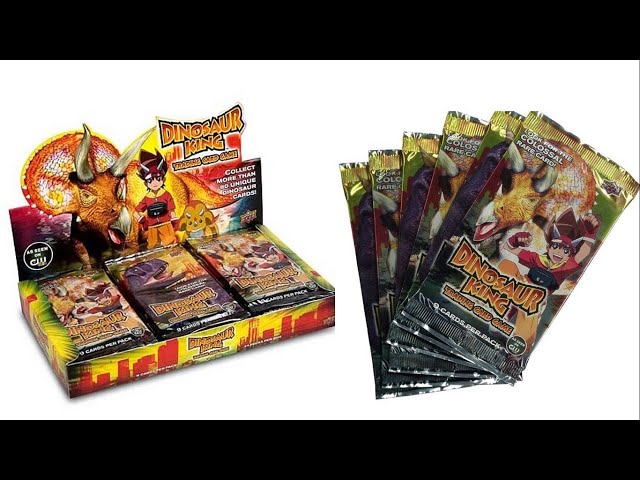 Preços baixos em Jogos de cartas colecionáveis Rei Dinossauro TCG