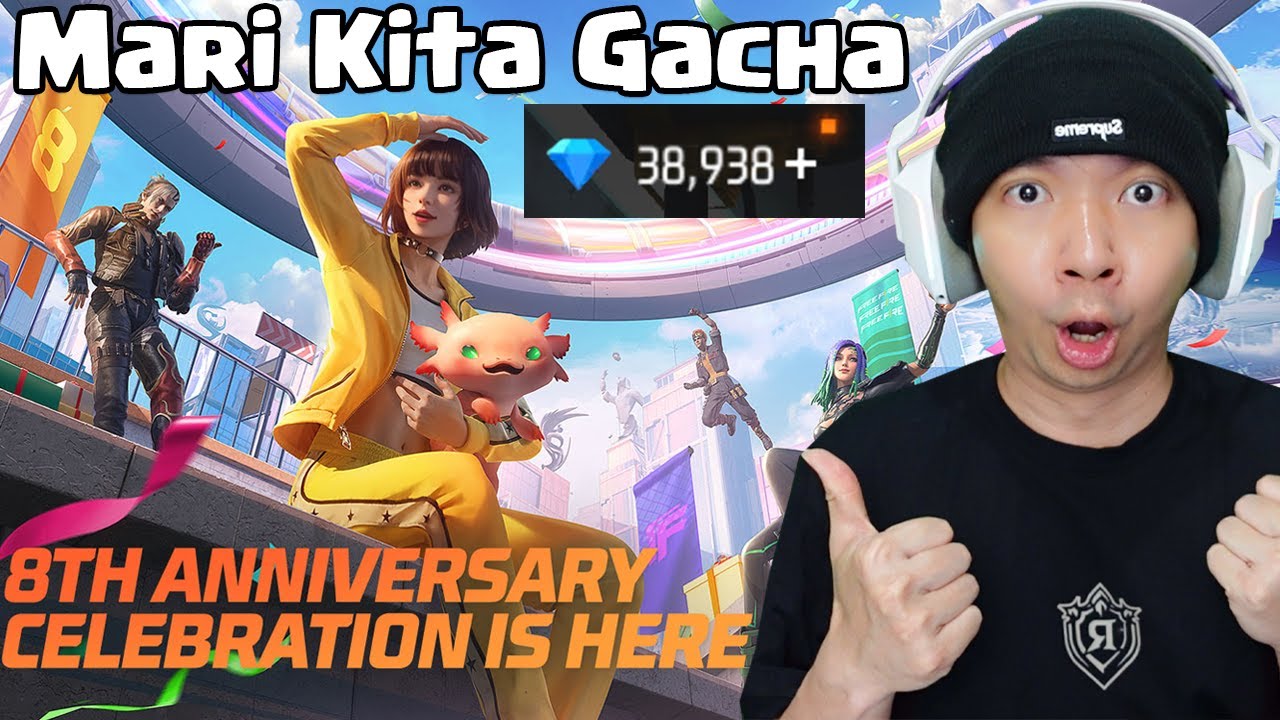 Aku Punya Diamond, Aku Gacha Mabar Ama @WindahBasudara  8th Anniversary Free Fire Nih