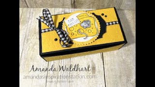 Stampin' Up! Mischievous Mice -Cheese Danish Box & Birthday Card with Amanda's Inspiration Station
