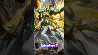 Plotmon X to Ophanimon X Evolution #Digimon #DigimonAI #Digivolution