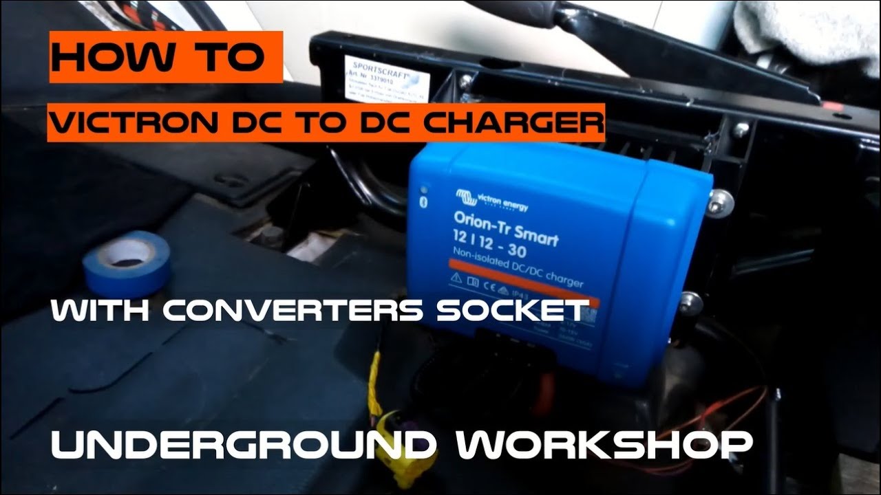 fitting victron energy orion  dc2dc charger