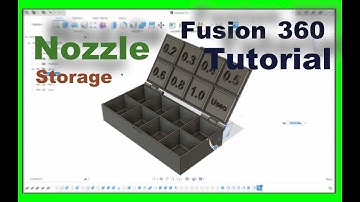 Fusion 360 tutorial (Nozzle storage box)