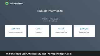 053/2 Glendale Court, Werribee VIC 3030 | AuPropertyReport.Com