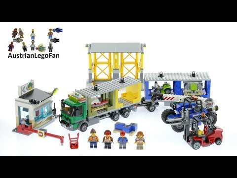 Lego City 60169 Cargo Terminal Speed Build. 