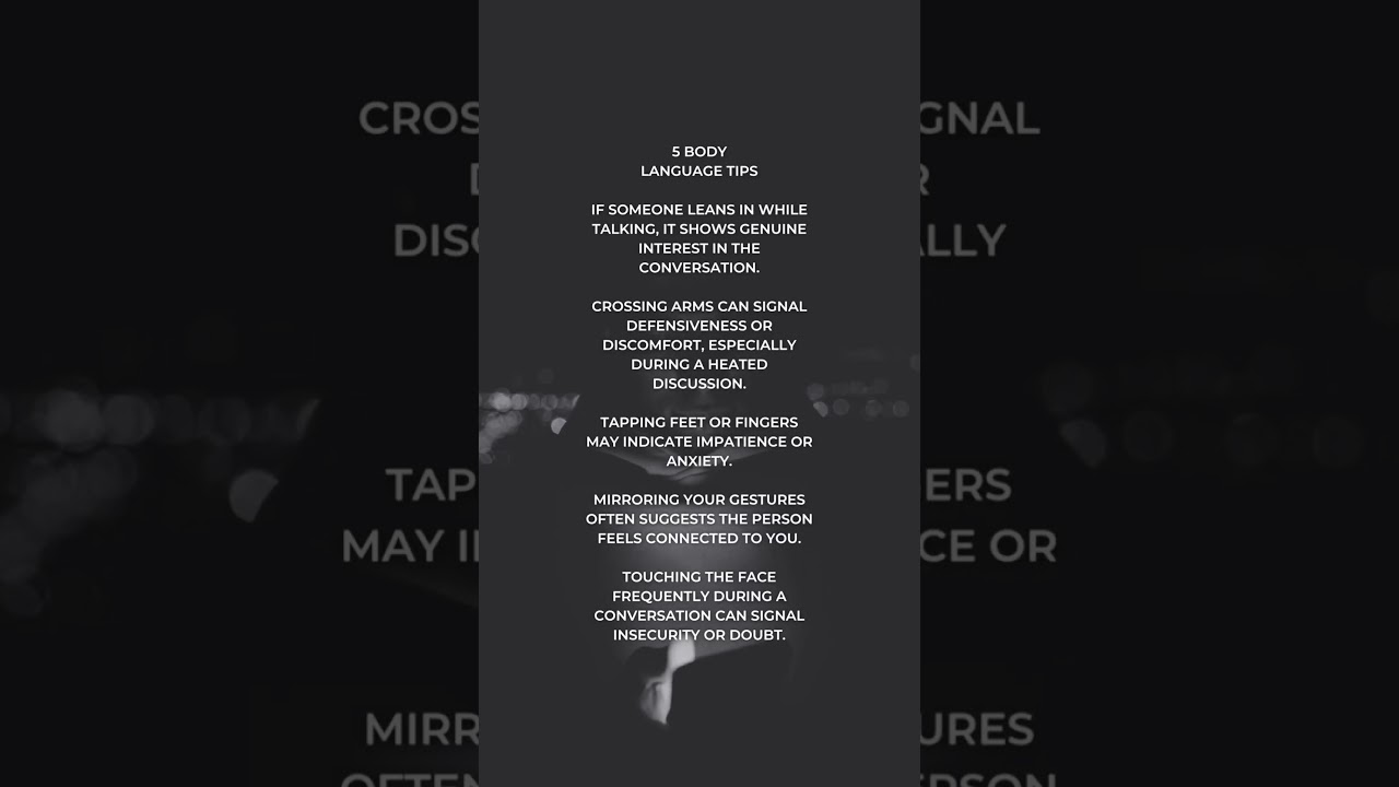 5 Body Language Secrets You Need to Know 