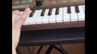CALIFORNIA LOVE USING MY MICROKORG SIGNATURE SOUND PATCH CUSTOM TALKBOX