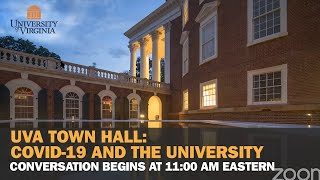Coronavirus Town Hall with President Jim Ryan and UVA leaders
