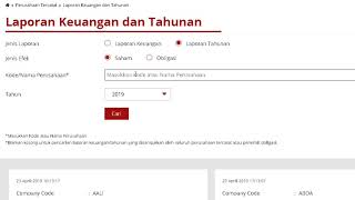 Download lagu Mencari Laporan Tahunan Sebuah Emiten