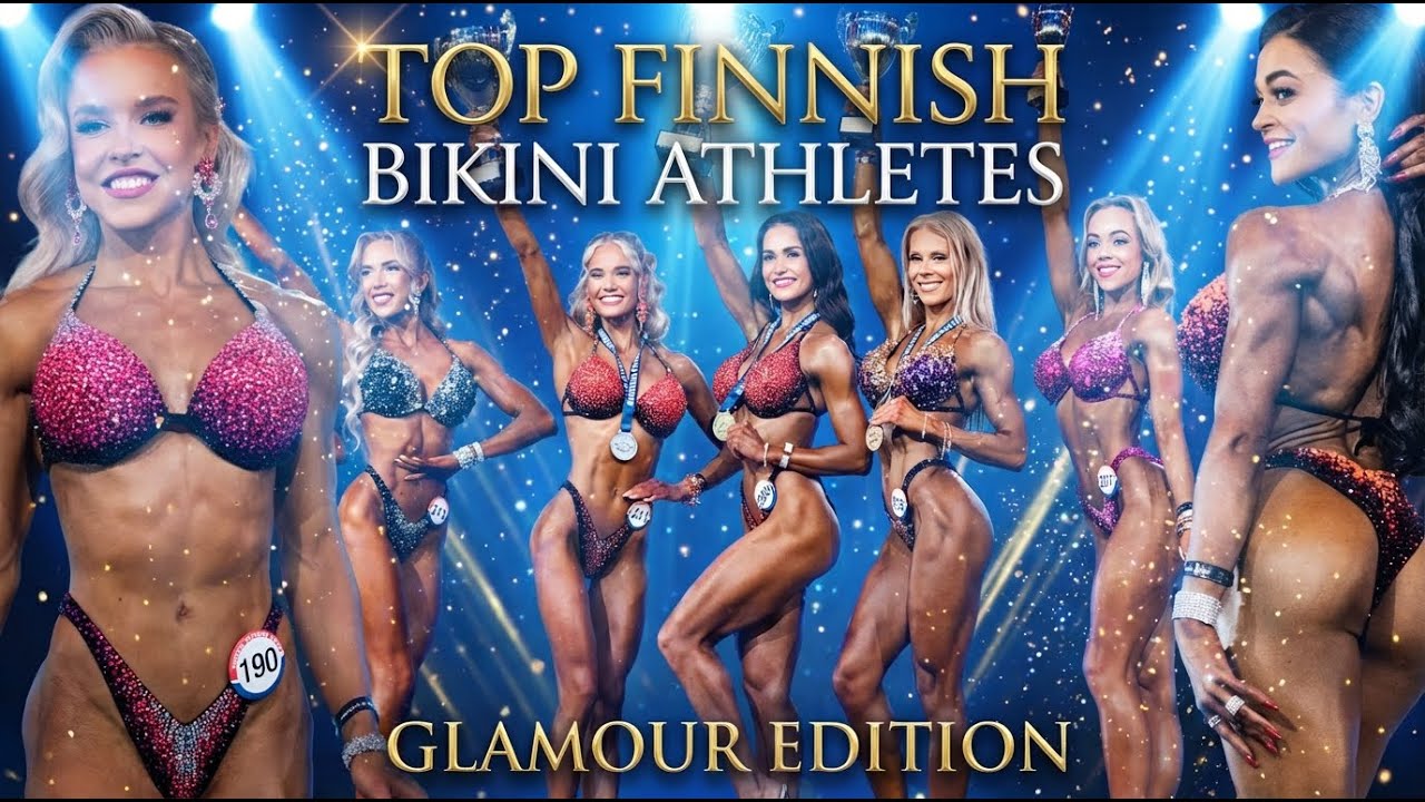 Glitter, Power & Perfection | Finnish Bikini Fitness Finals Compilation