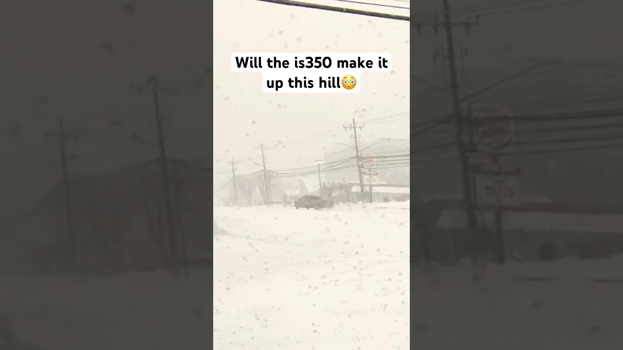 Lexus IS350 позиционируется как снегоход.