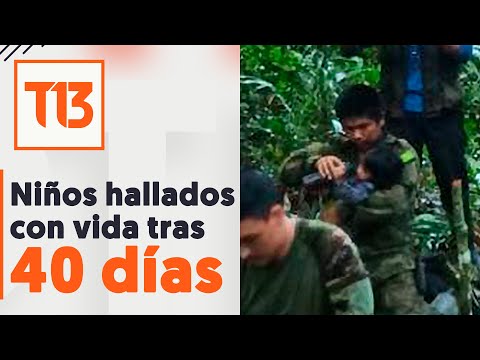 Niños en Colombia: encontrados vivos tras 40 días desaparecidos