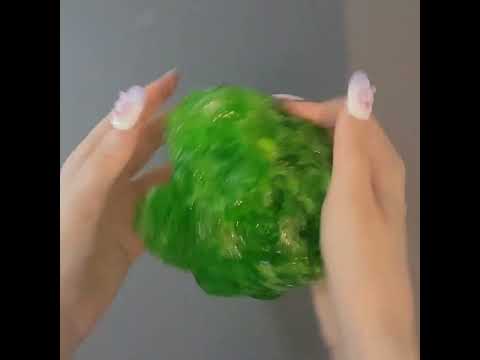 🌿 그린티가든 크런치 | 332 슬라임 #slime #asmr