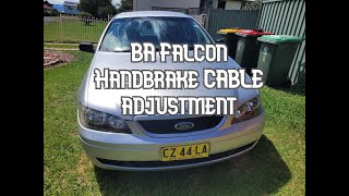 Ford Falcon BA Handbrake CABLE Adjustment