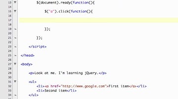 jQuery Events - jQuery Tutorials for Beginners