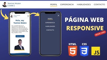 Página web responsive desde CERO 🚀 | parte 1: Barra de navegación usando flexbox