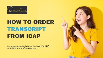 Complete Process to Order Transcript from ICAP | shift CA to ACCA,CMA, PIPFA Etc.