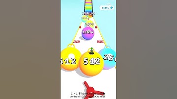 Yoga Ball Run 2048 -  All levels Gameplay Android, IOS gaming