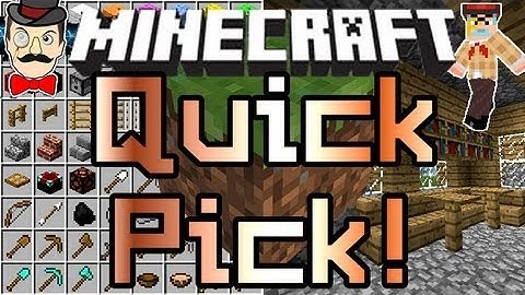 Minecraft PICK BLOCK MODE ! Quick Build in 1.2.5 !