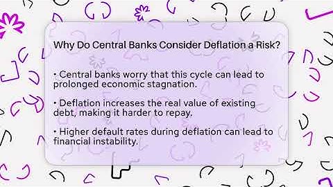 Why Do Central Banks Consider Deflation a Risk? | Inflation Insight Channel News