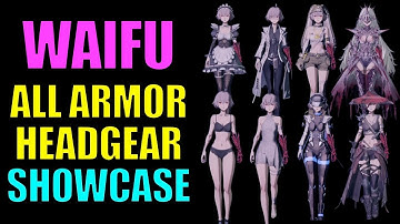 AI Limit All Armor & Headgear Showcase | Enjoy "Kawaii" Waifu Catwalk Fashion Show