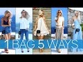 HOW TO STYLE: THE YSL BLOGGER BAG 5 WAYS