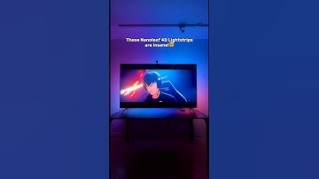 These Lightstrips are insane!🤯😳 #nanoleaf #smartlights #leagueoflegends #newjeans #gaming #tech