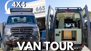 4X4 Van Tour - ULTIMATE LUXURY ADVENTURE RIG -  2022 SPRINTER VAN