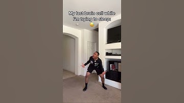 My last brain cell while trying to sleep #comedy #relatable #shorts
