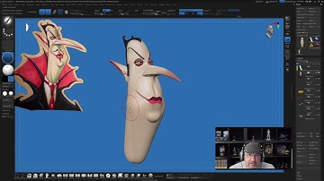 Dracula- Stylized ZBrush Sculpt Part 1 | Shane Olson