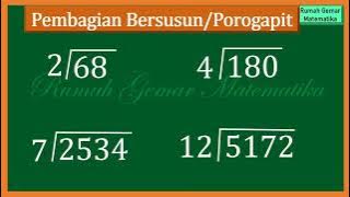 TRIK MUDAH PEMBAGIAN POROGAPIT #porogapit #pembagianbersusun