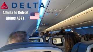 The Delta Air Lines Experience Airbus A321 Economy From Atlanta To Detroit