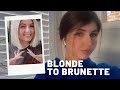 blonde hair to brown at home | keracolor mocha #homevlog