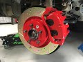 Land Rover Discovery 3 Front Brake overhaul & Upgraded discs+pads LR3