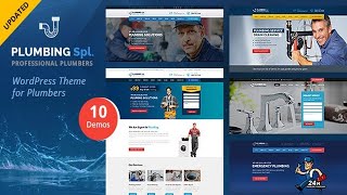 Plumbing Spl - Plumber WordPress Theme Free Download